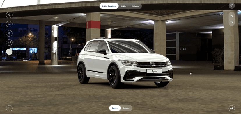 Immersive Volkswagen 3D Virtual Showroom
