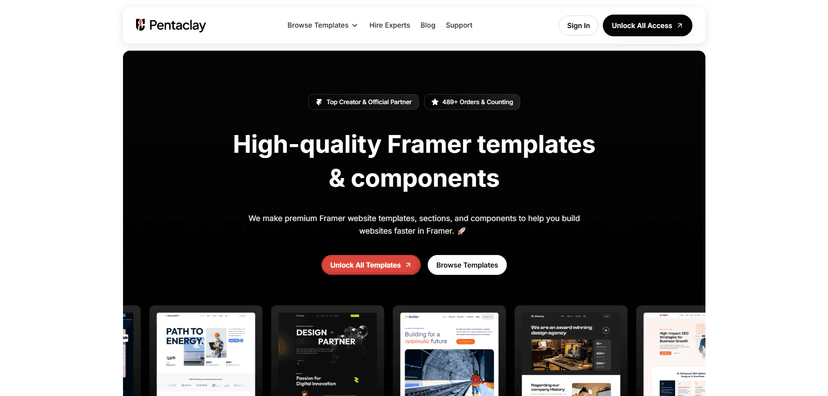 Comprehensive Framer Template Subscription Service